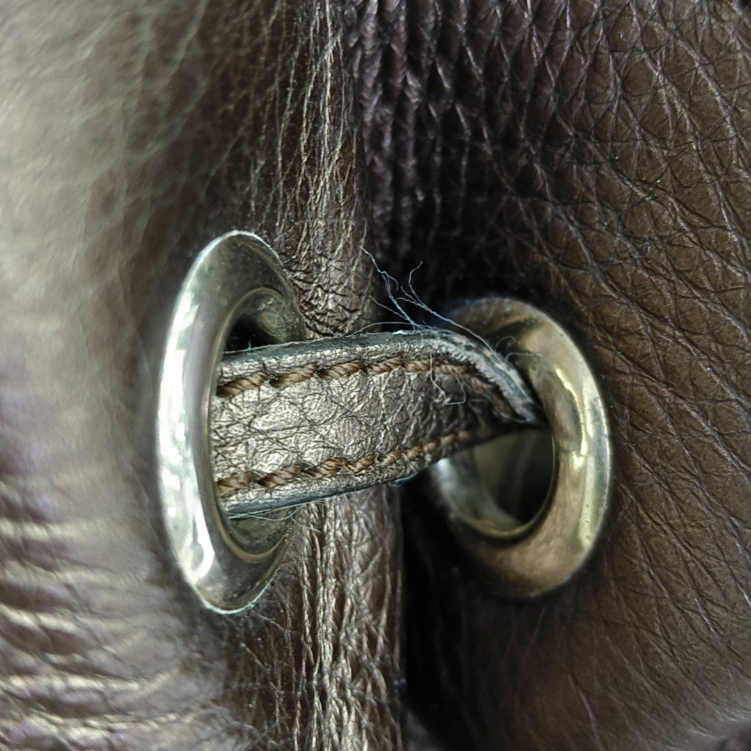 Gancini Calfskin Brown