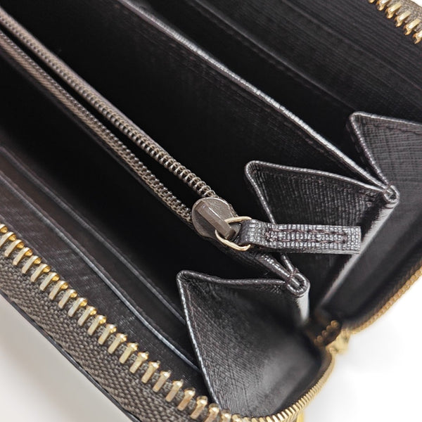 Monogram Coated Canvas Wallet Beige