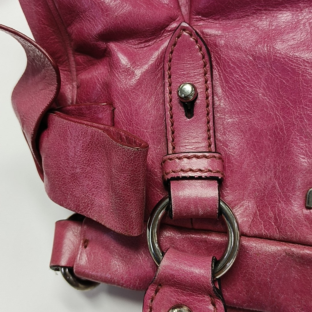 Bow Calfskin Pink