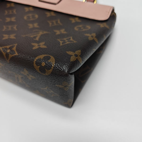 LOCKY BB Monogram Coated Canvas Pink