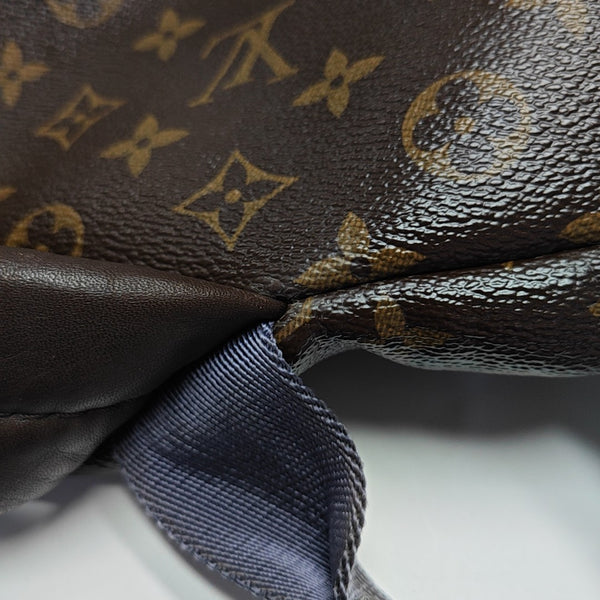 JOSH Monogram Coated Canvas Brown