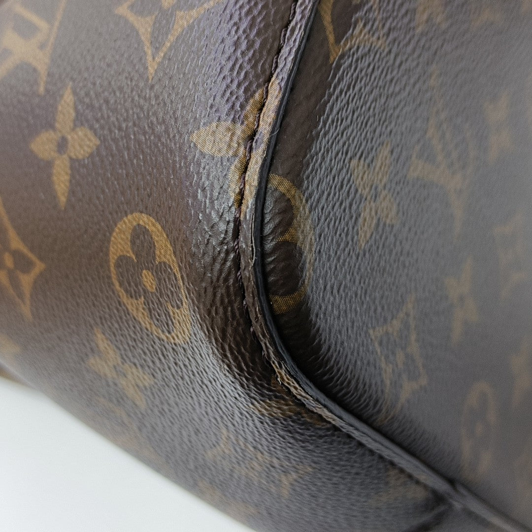 NÉONOÉ MM Monogram Coated Canvas Brown