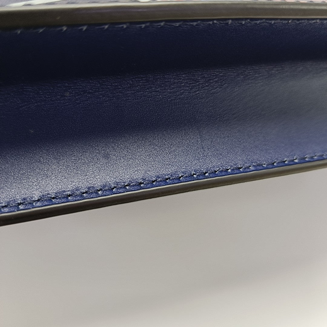 Calfskin Shoulder Bag Multicolor