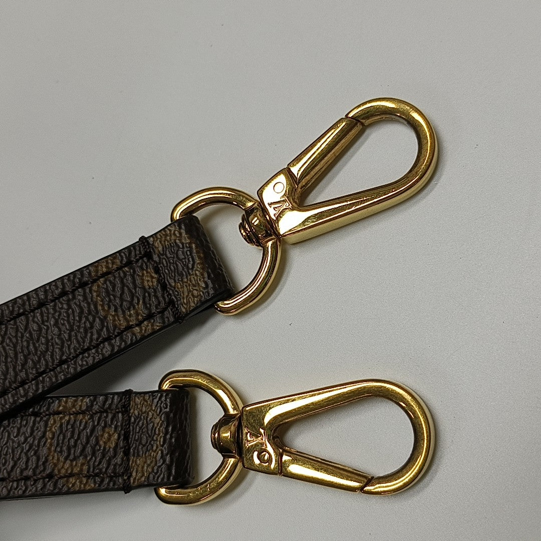 MONTAIGNE Monogram Coated Canvas Brown