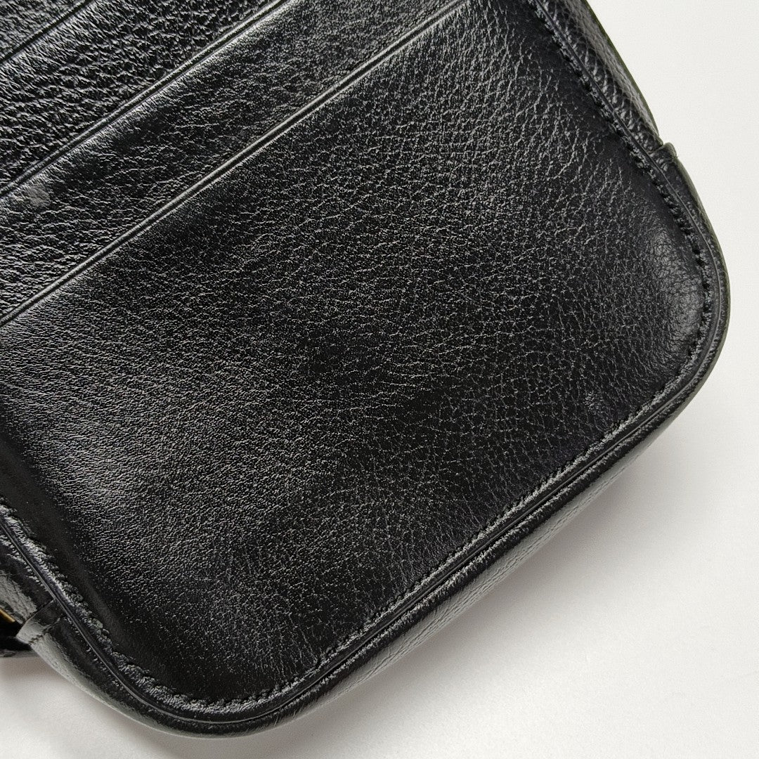 Calfskin Crossbody Bag Black