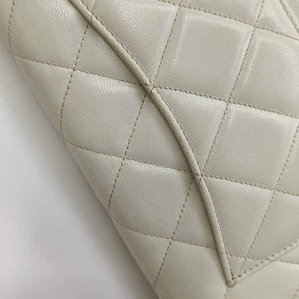WOC Quilted Lambskin White