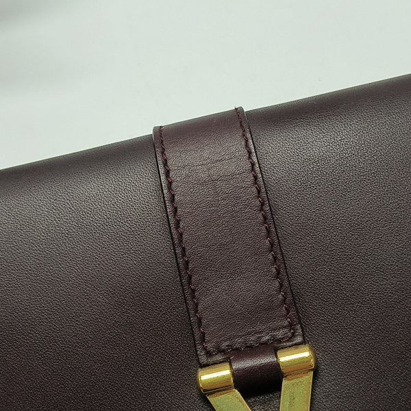 CHYC Y LIGNE Calfskin Red Wallet