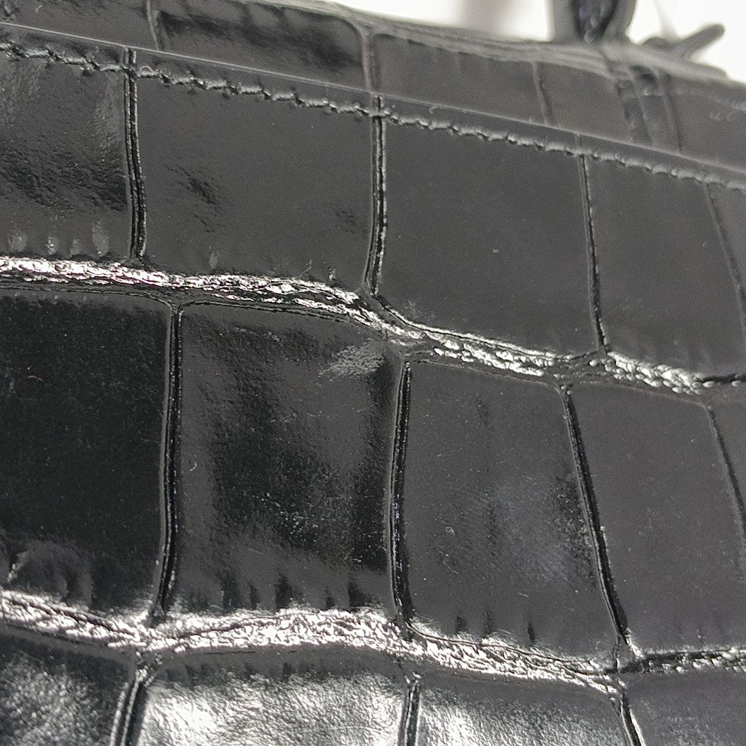 Hourglass Mini Calfskin Black