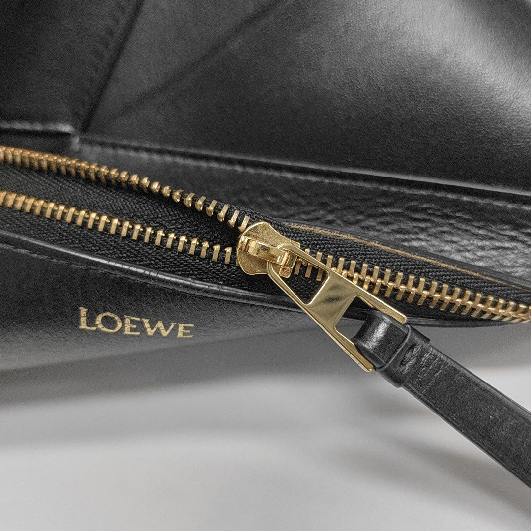 Origami Ala Quilted Lambskin Black