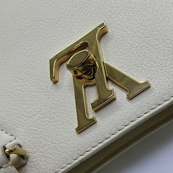 LOCK & GO Calfskin White