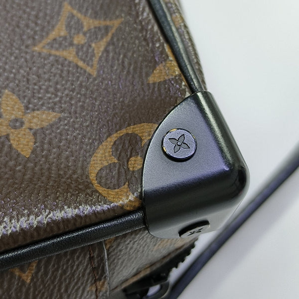 SOFT TRUNK Mini Monogram Coated Canvas Brown