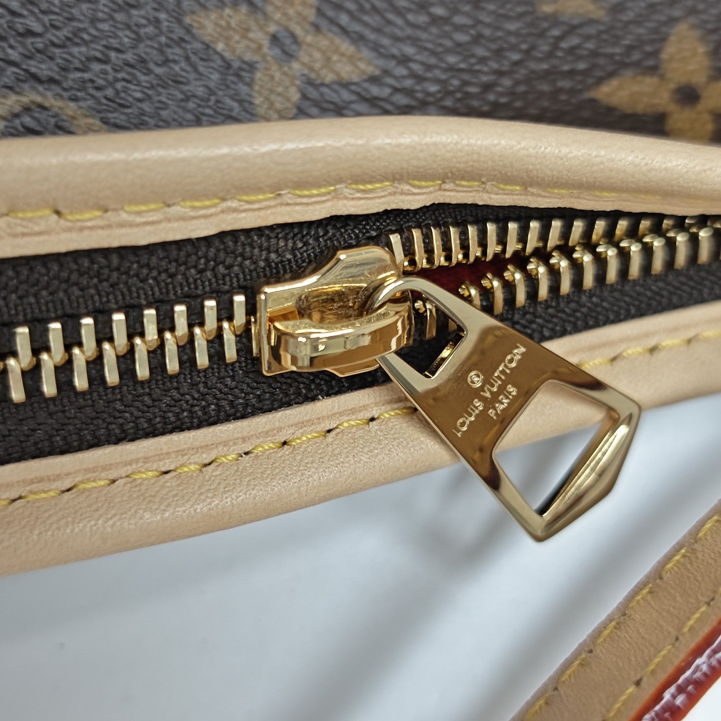 Line Up Monogram Coated Canvas Brown