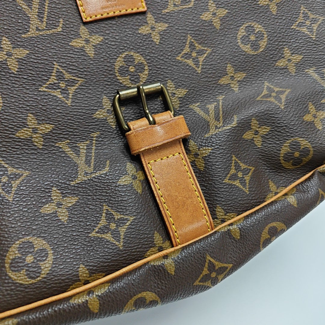 SAUMUR 35 Monogram Coated Canvas Brown