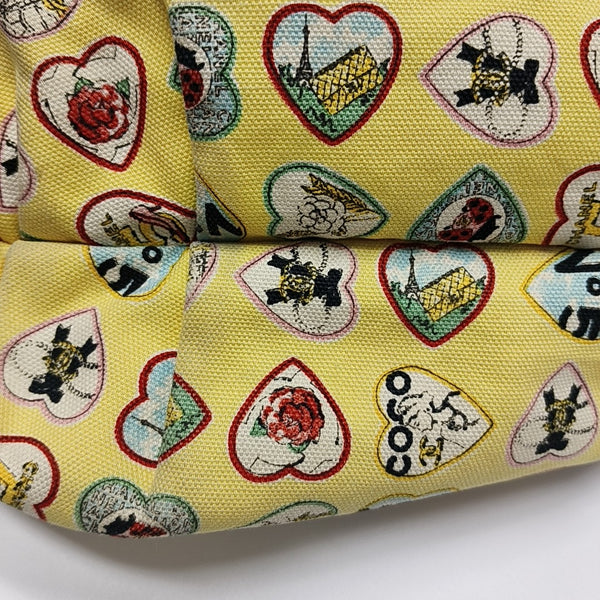 Fabric Top Handle Bag Multicolor