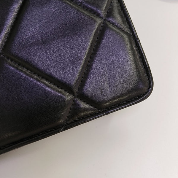 CHANEL 19 WOC Quilted Lambskin Black