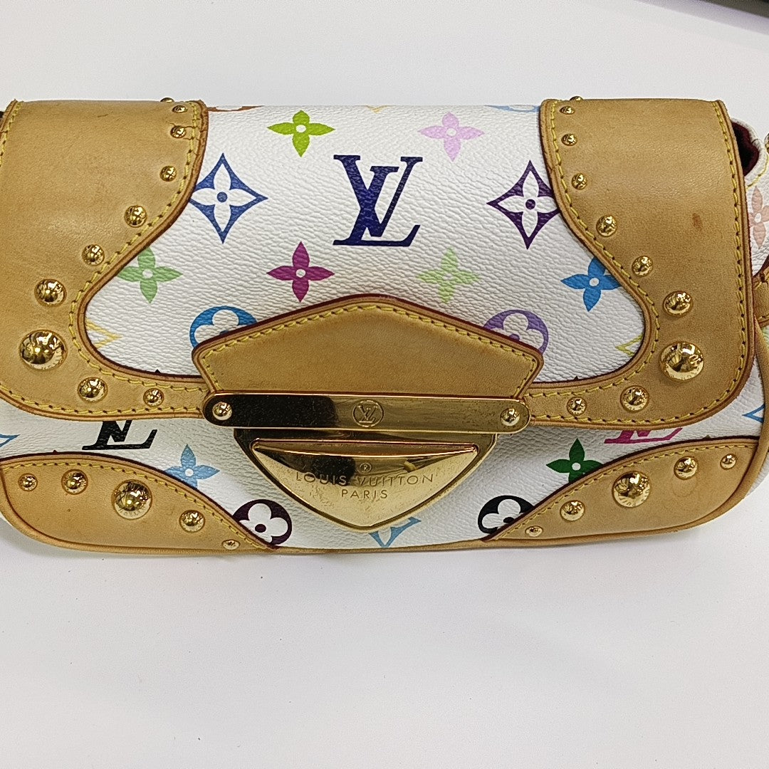 LV × TM MARILYN Monogram Coated Canvas White