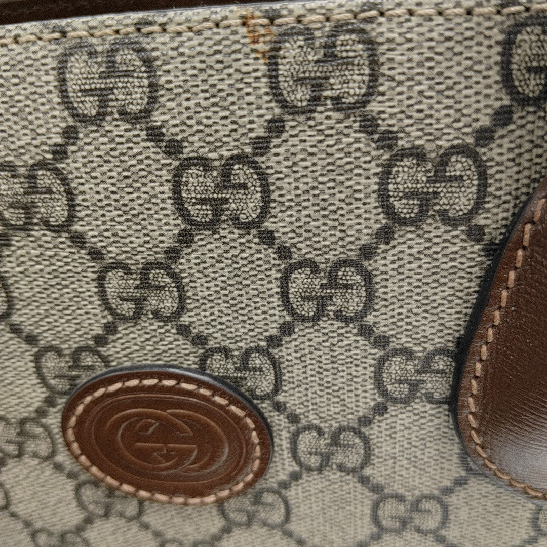 Retro Small Monogram Coated Canvas Brown