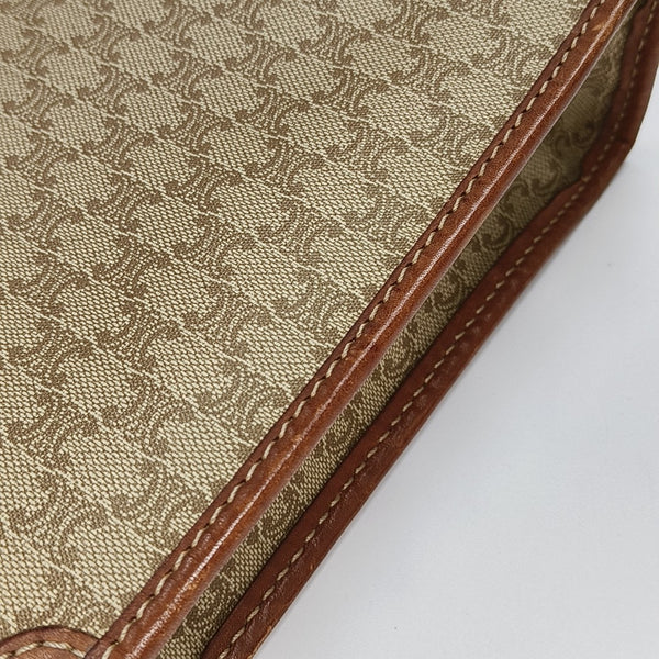 MACADAM CLUTCHES Coated Canvas Beige