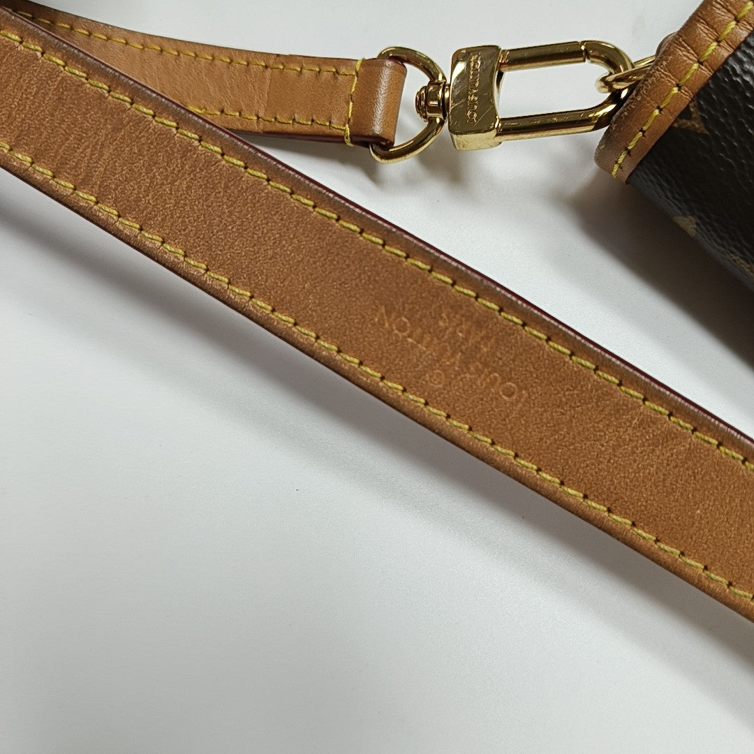 DIANE Monogram Coated Canvas Brown