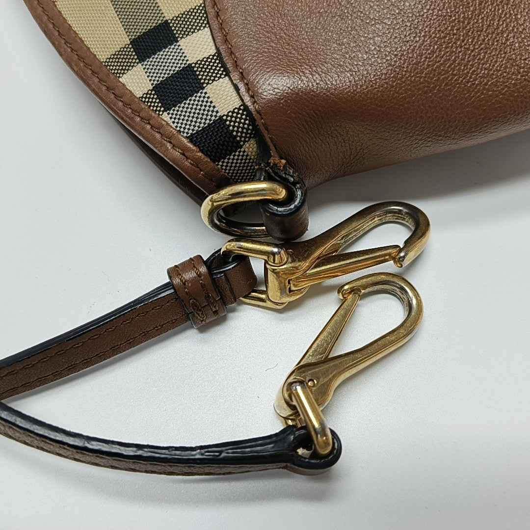 Canvas Shoulder Bag Brown