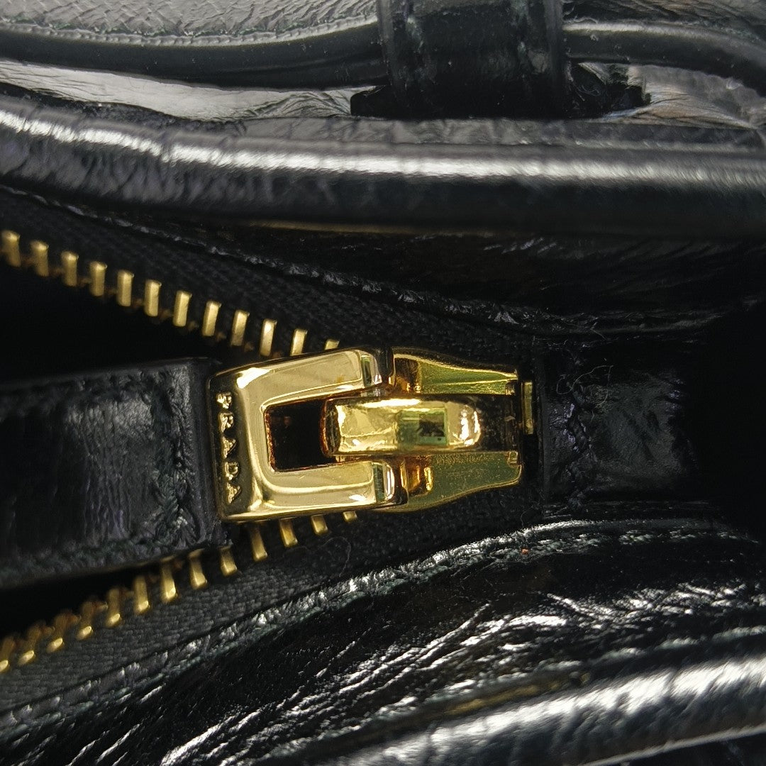 Bonnie Medium Patent Leather Black