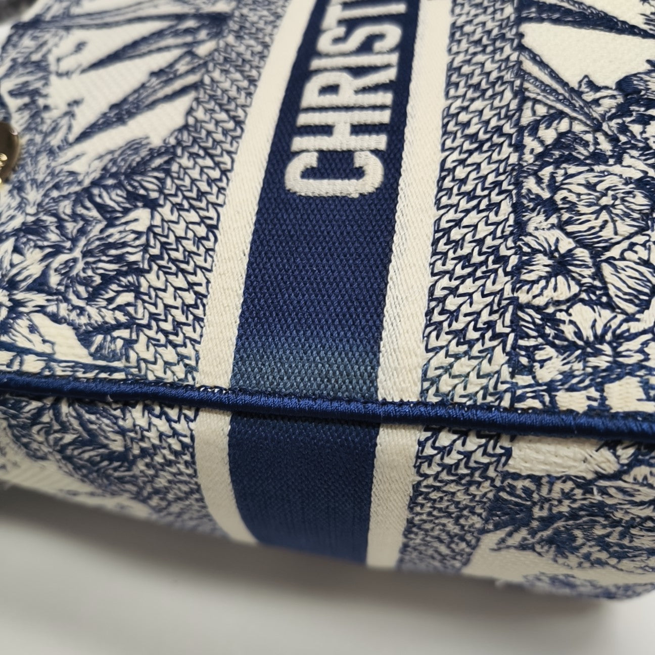 Lady D-Lite Medium Canvas Blue