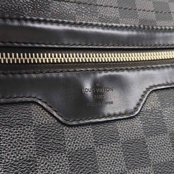 DANIEL GM Damier Graphite Coated Canvas Gray