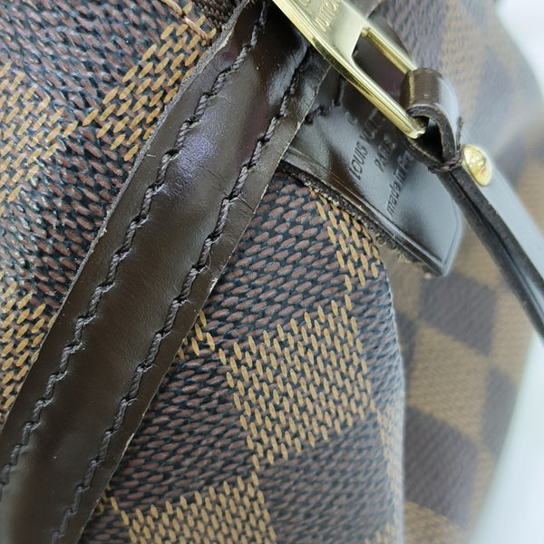 RIVINGTON PM Damier Ebene Coated Canvas Brown