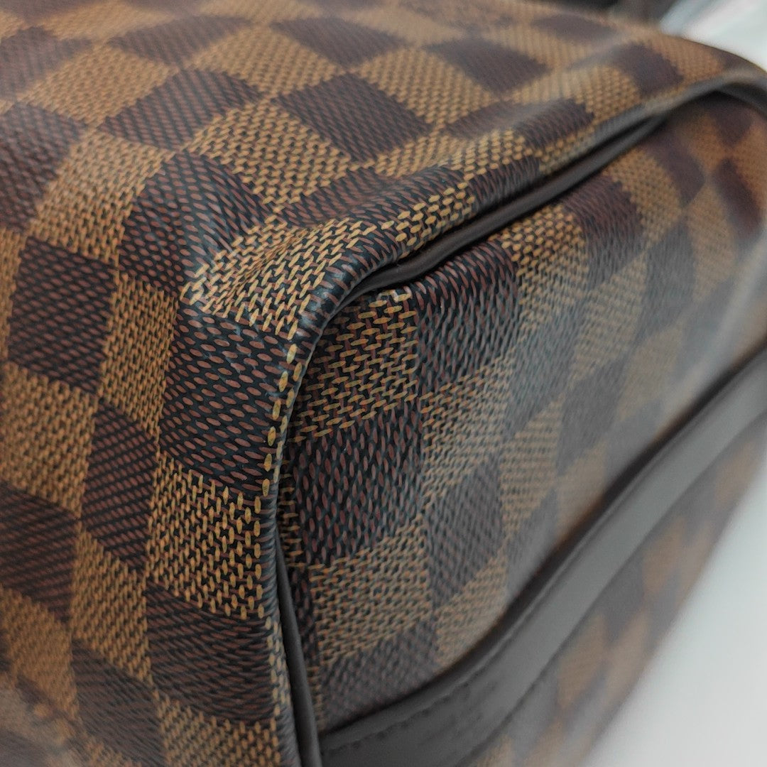 SPEEDY 25 Damier Ebene Coated Canvas Brown
