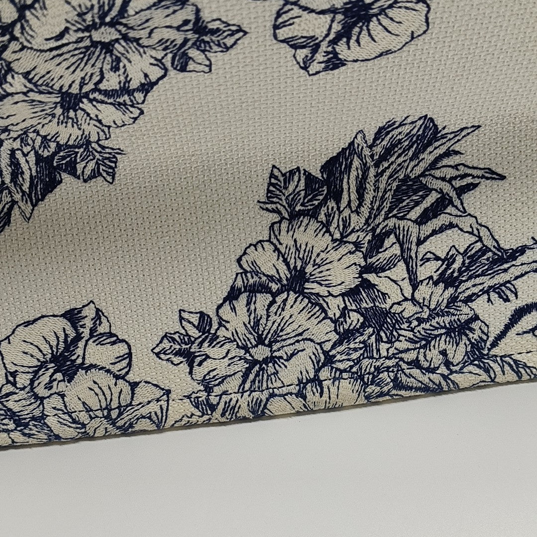 Book Tote Medium Canvas Blue
