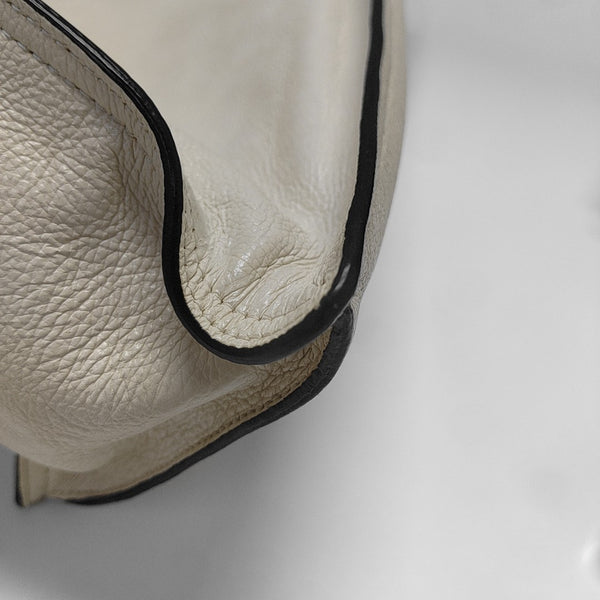 Etiquette Calfskin White