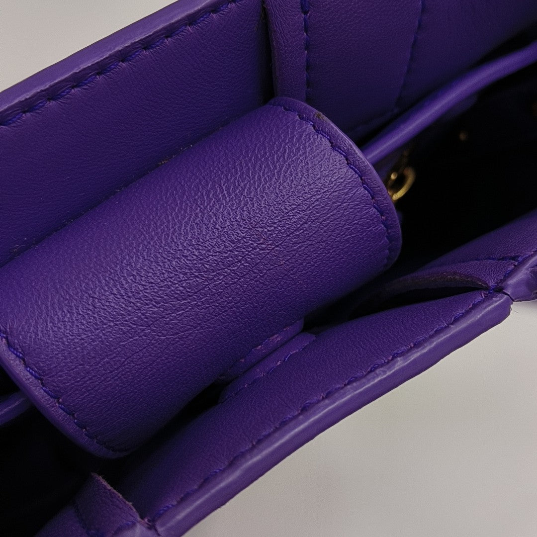 Cassette Mini Lambskin Purple