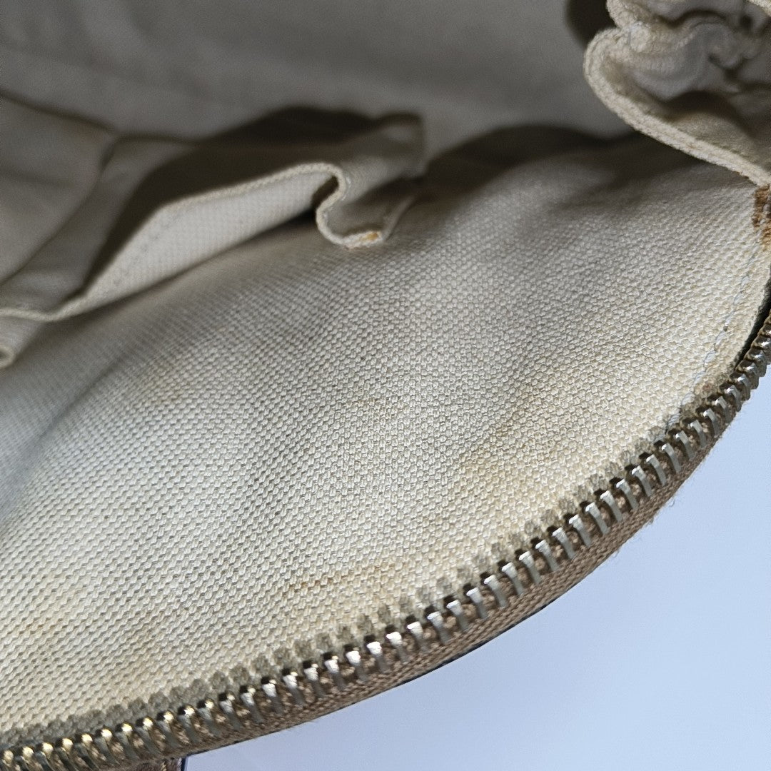 Microguccissima Monogram Coated Canvas Beige