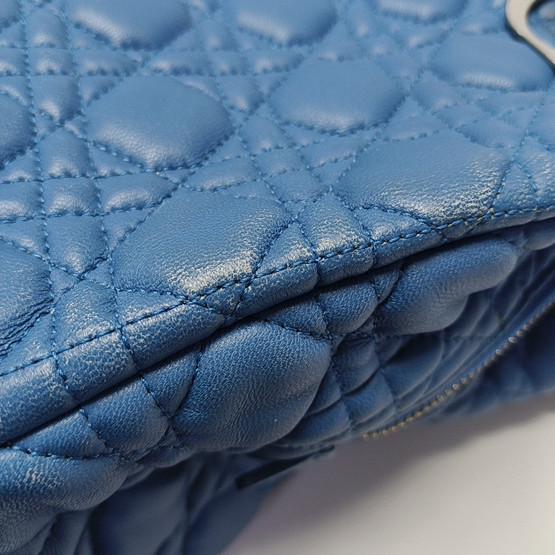 Dior Soft Cannage Calfskin Blue