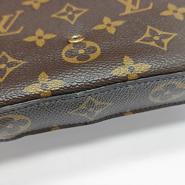 FÉLICIE Monogram Coated Canvas Brown