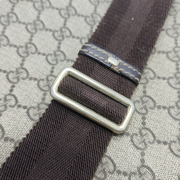 GG Imprime Monogram Coated Canvas Brown