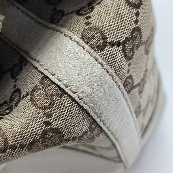 Monogram Canvas Tote Bag Brown