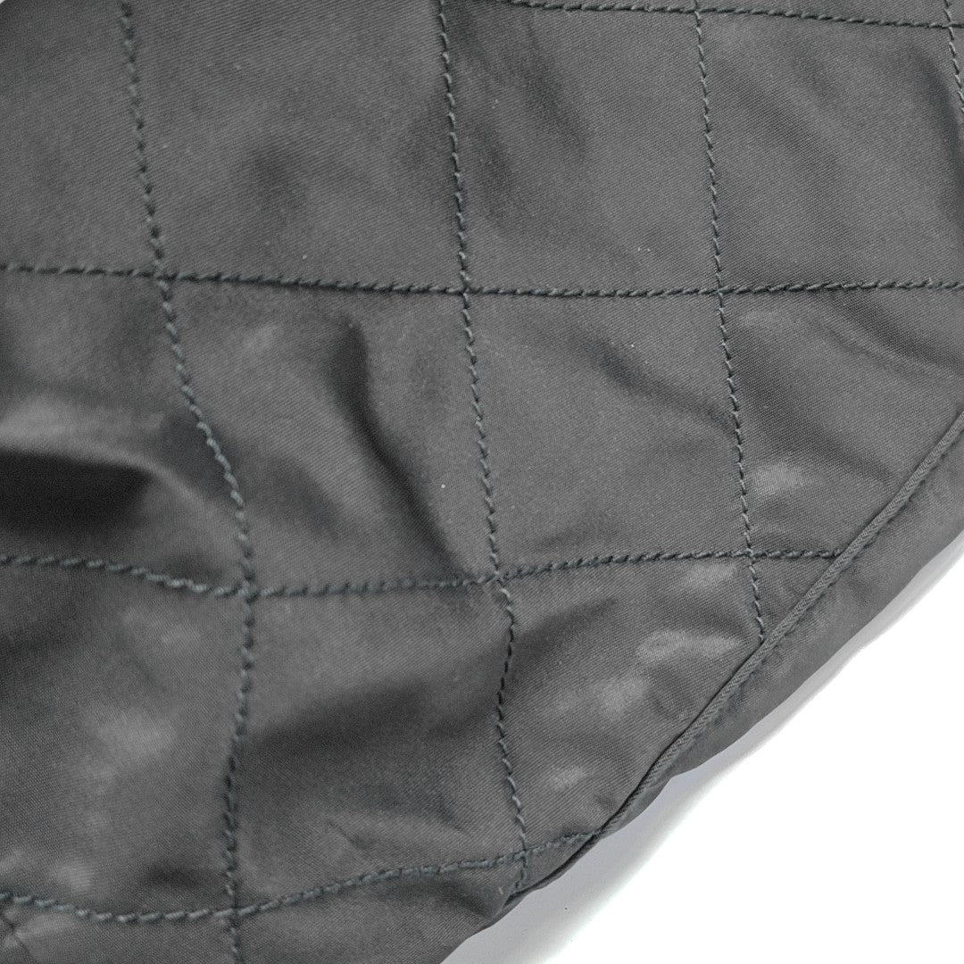 Nylon Shoulder Bag Black