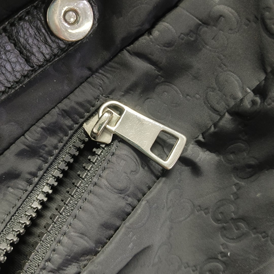 Monogram Nylon Backpack Black