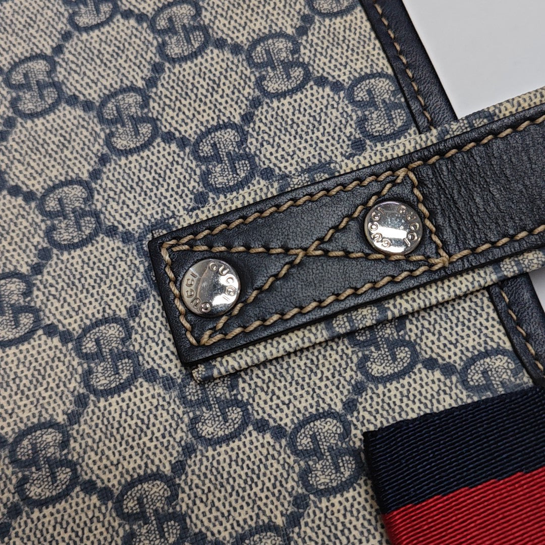 Monogram Coated Canvas Tote Bag Black
