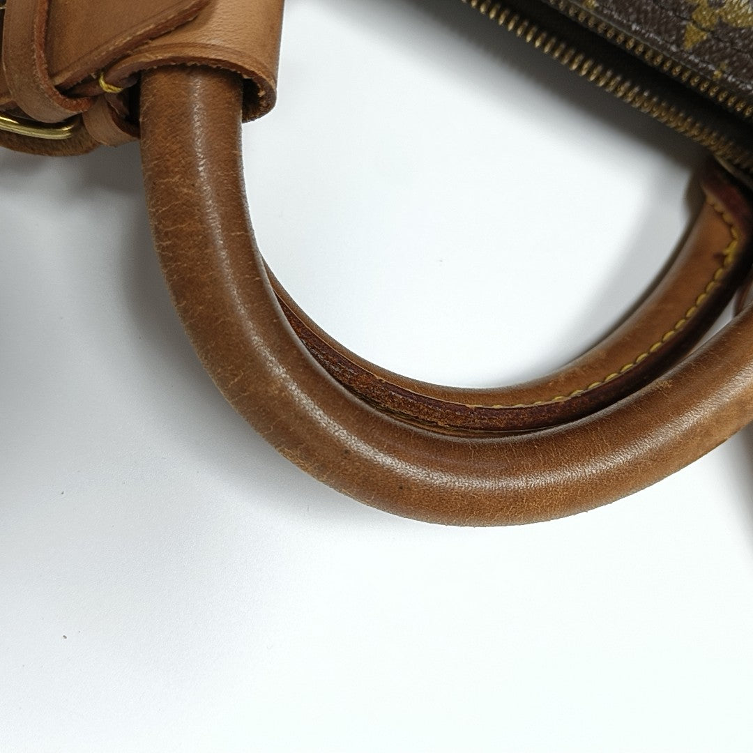 ALIZÉ Monogram Coated Canvas Brown