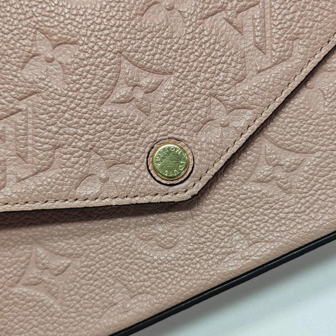 FÉLICIE Monogram Calfskin Pink