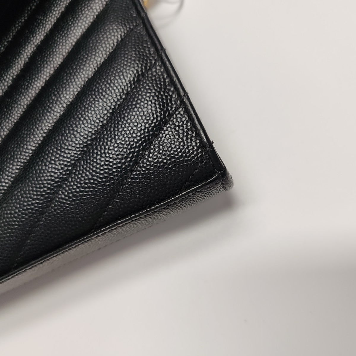 MONOGRAM Medium Chevron Calfskin Black