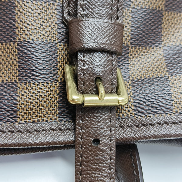 BUCKET PM Damier Ebene Coated Canvas Brown