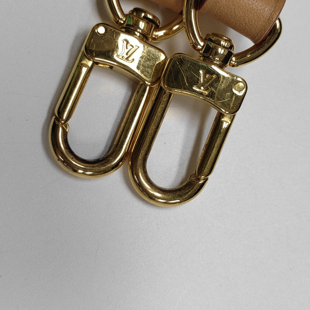 SAC PLAT Mini Monogram Coated Canvas Brown