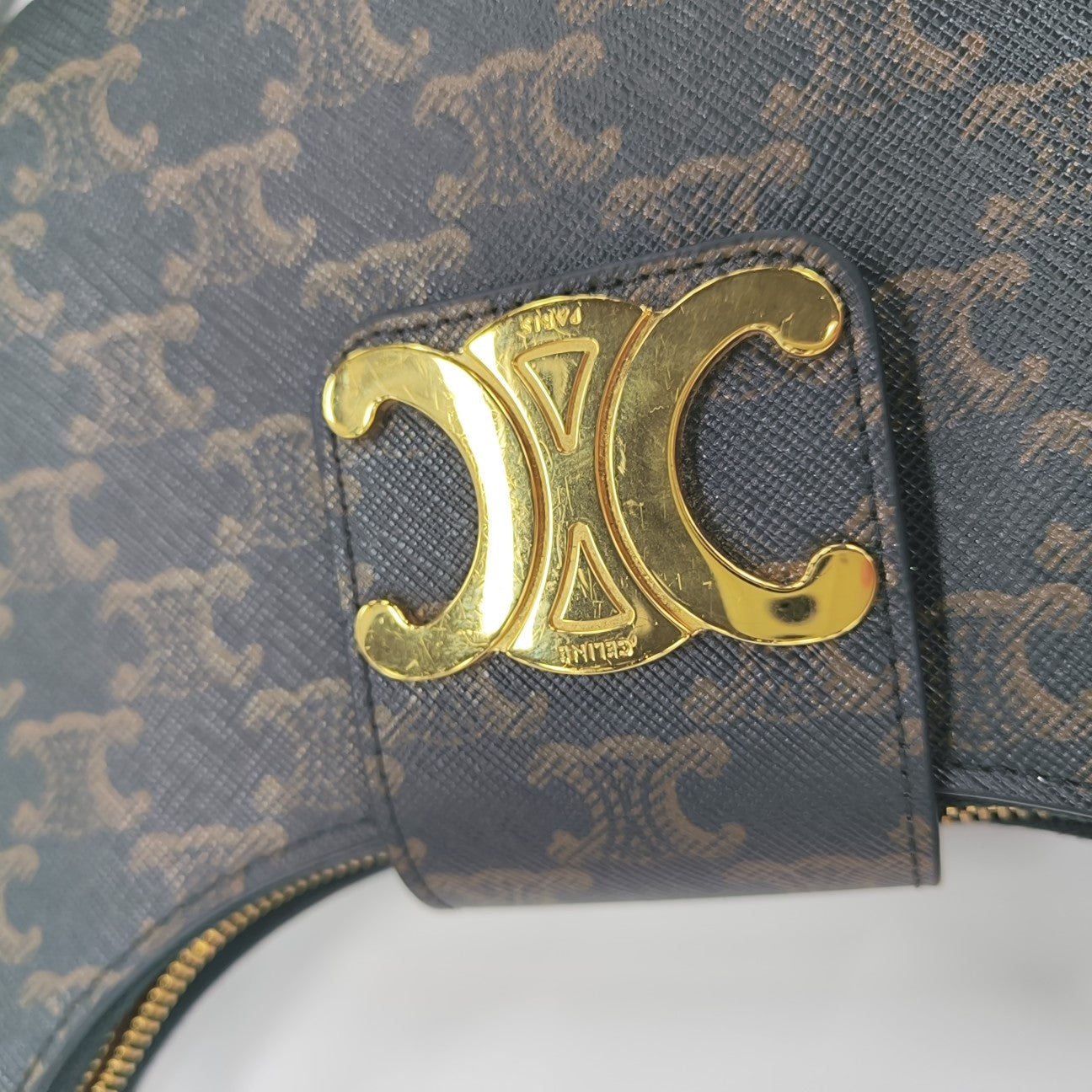 AVA TRIOMPHE Medium Coated Canvas Yellow
