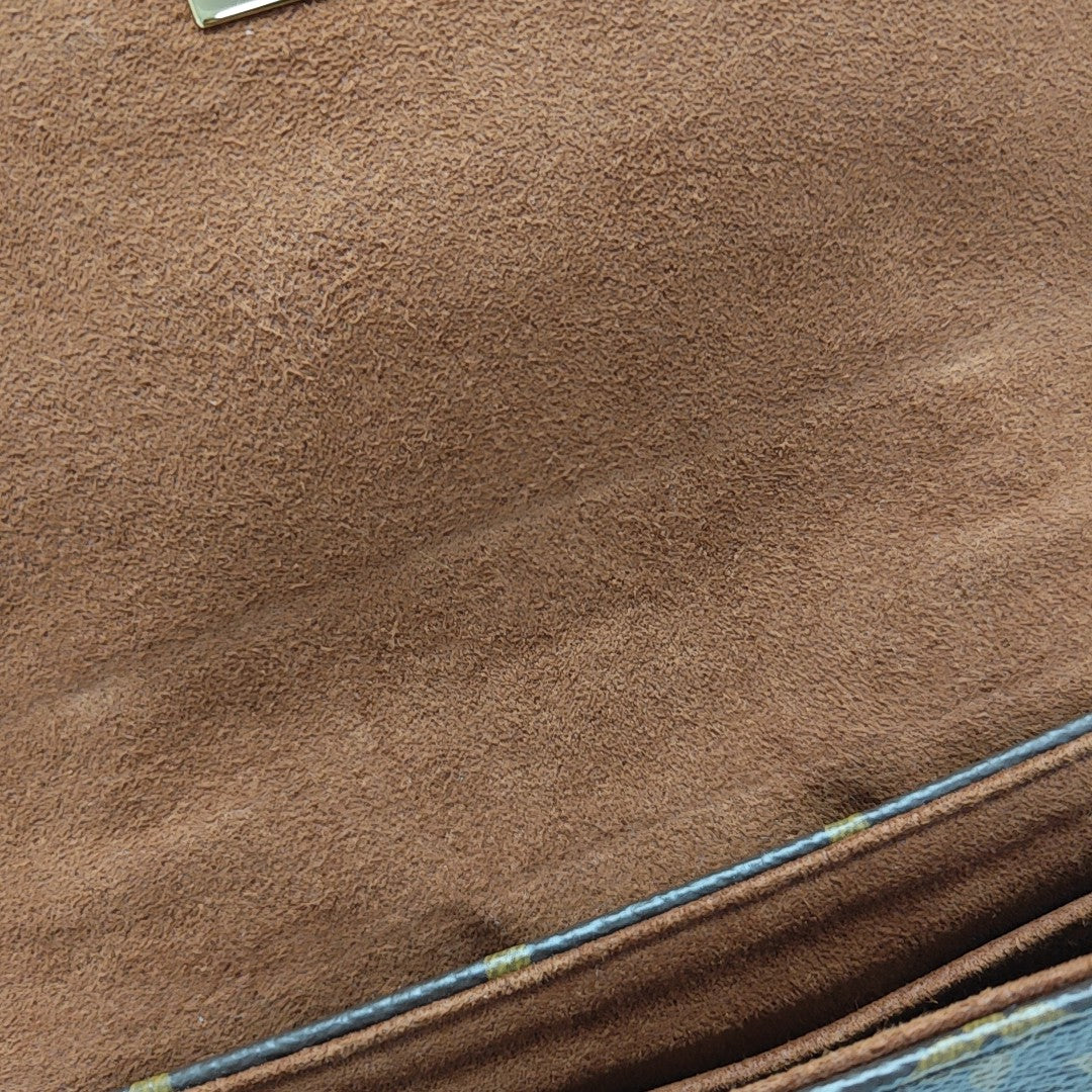 LOCKY BB Monogram Coated Canvas Brown