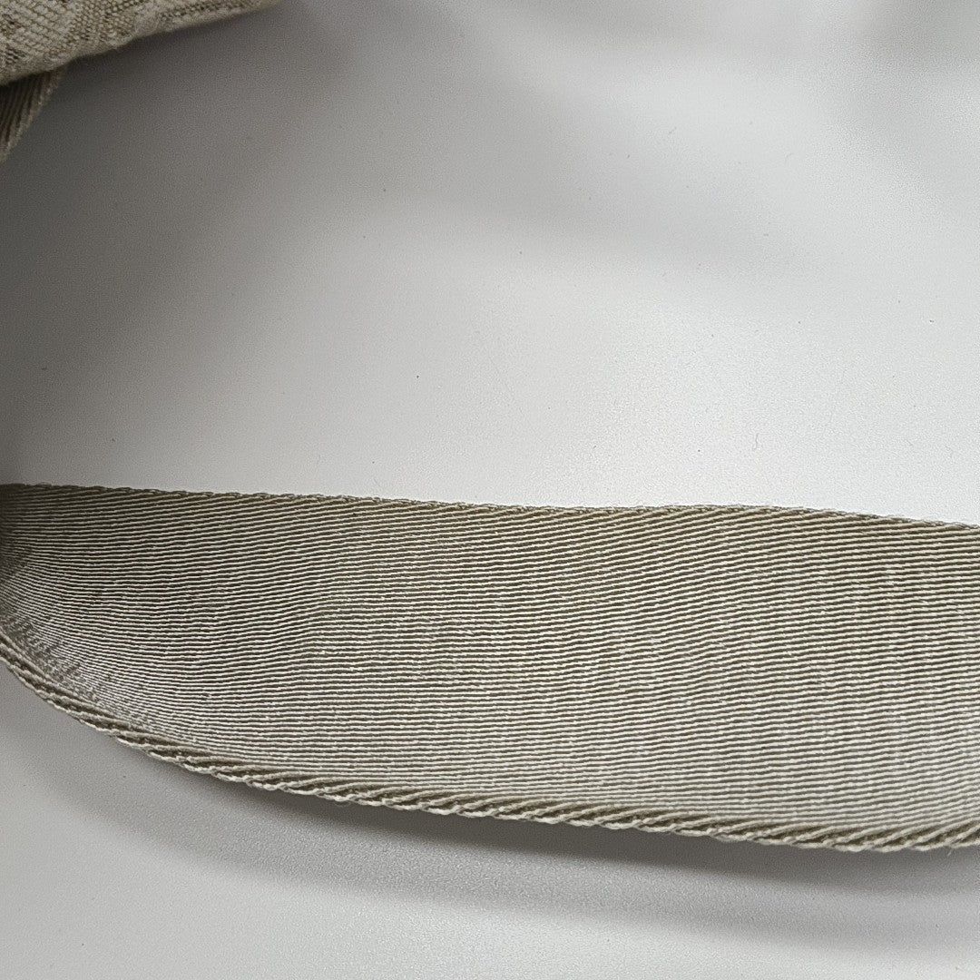 Saddle Medium Canvas Beige