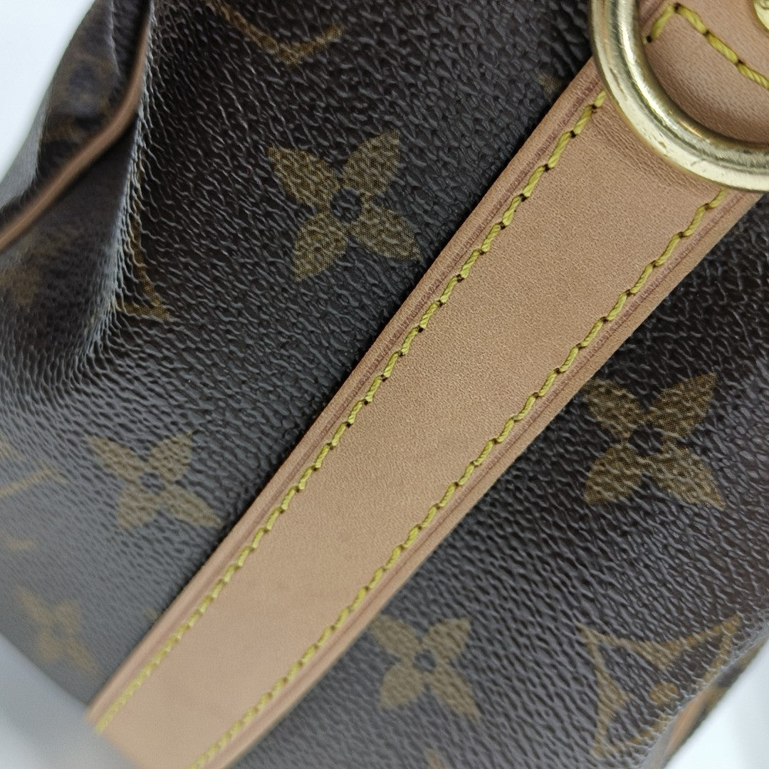 SPEEDY 25 Monogram Coated Canvas Brown