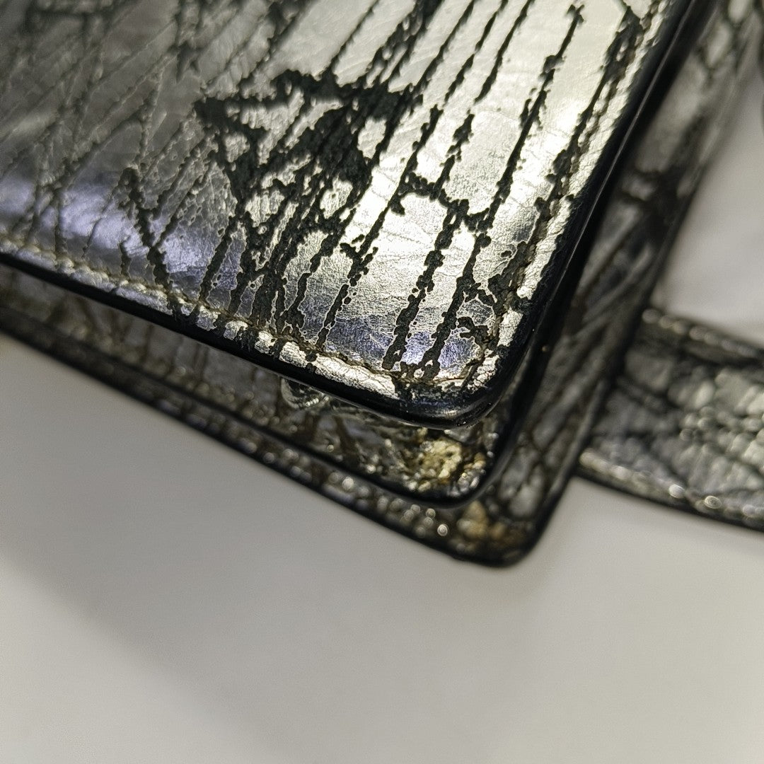 Miu Confidential Calfskin Silver